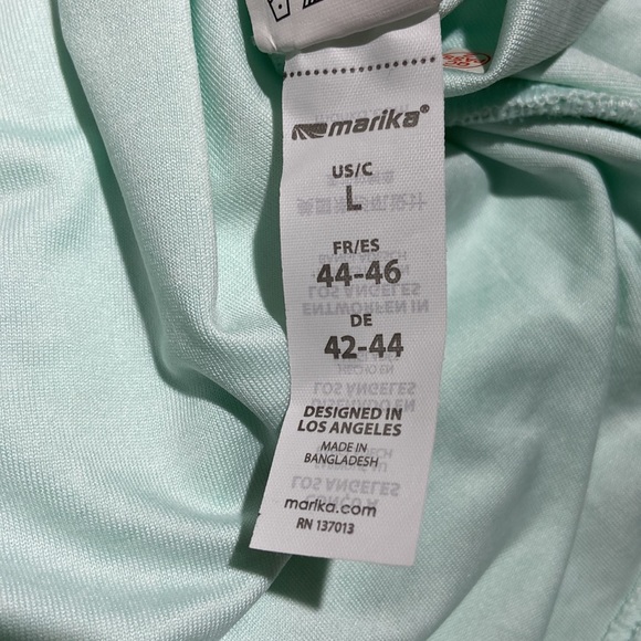 Marika Performance Top. Racerback Style Top. Size Large. Mint Green. NWOT. - Picture 3 of 6